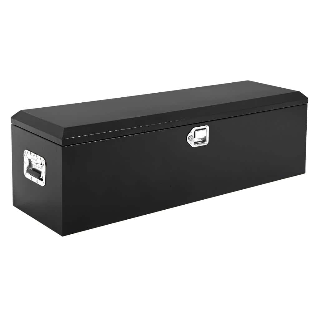 "48"" x 15"" x 15"" Steel Truck Bed Tool Box, Heavy Duty Black Metal Toolbox with Side Handle & Lock Keys" price history on PriceWatchPro