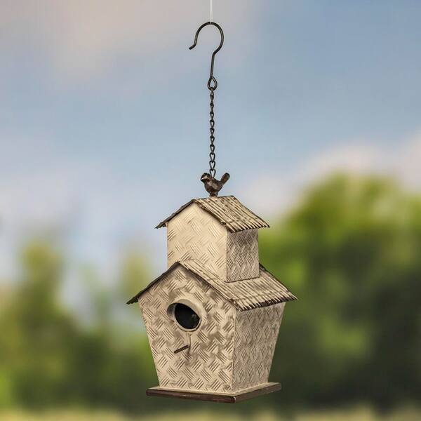 Zaer Ltd. International Hanging Galvanized Birdhouse The Farmhouse