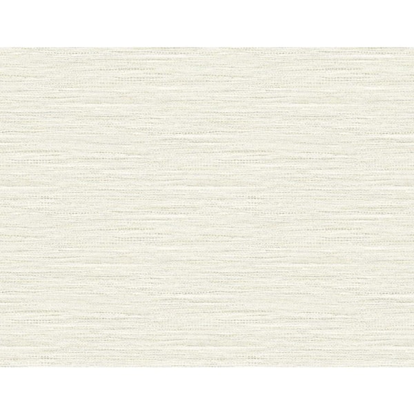 DuPont 60.75 sq. ft. Tedlar Off-White Braided Faux Jute High Performance Vinyl Unpasted Wallpaper Roll