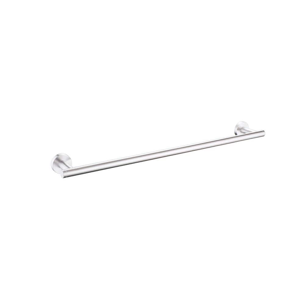 Martella Matte Polished Chrome Stainless Steel 4-Piece Bathroom Hardware Set