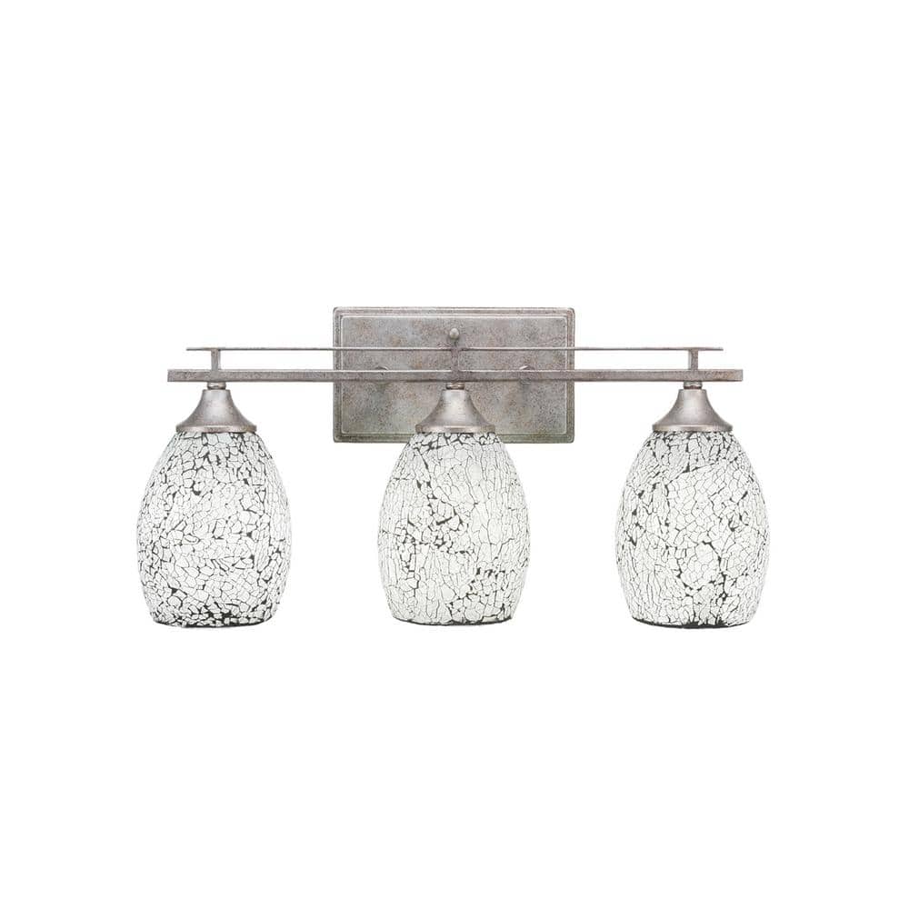 Ontario 19.75 in. 3-Light Aged Silver Vanity Light 1R33AS4165 - The ...