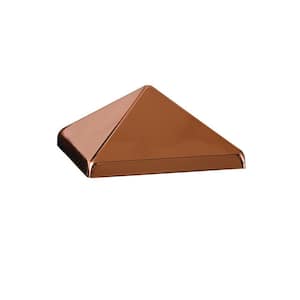 4 in. x 4 in. Copper Pyramid Post Point