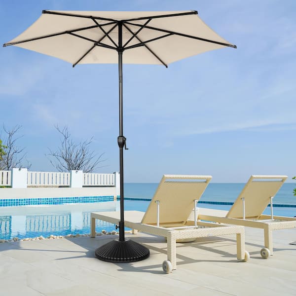 abba yellow patio umbrella Lyon market umbrella Lyon | 11ft Market Patio