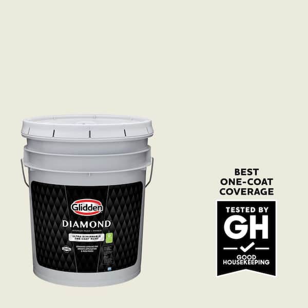 Glidden Diamond 5 Gal. PPG18-09 Garlic Clove Flat Interior Paint with Primer