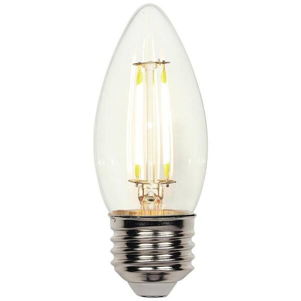 Westinghouse 40W Equivalent Soft White (2,700K) Decorative B11 Torpedo Medium Base Dimmable Filament LED Light Bulb