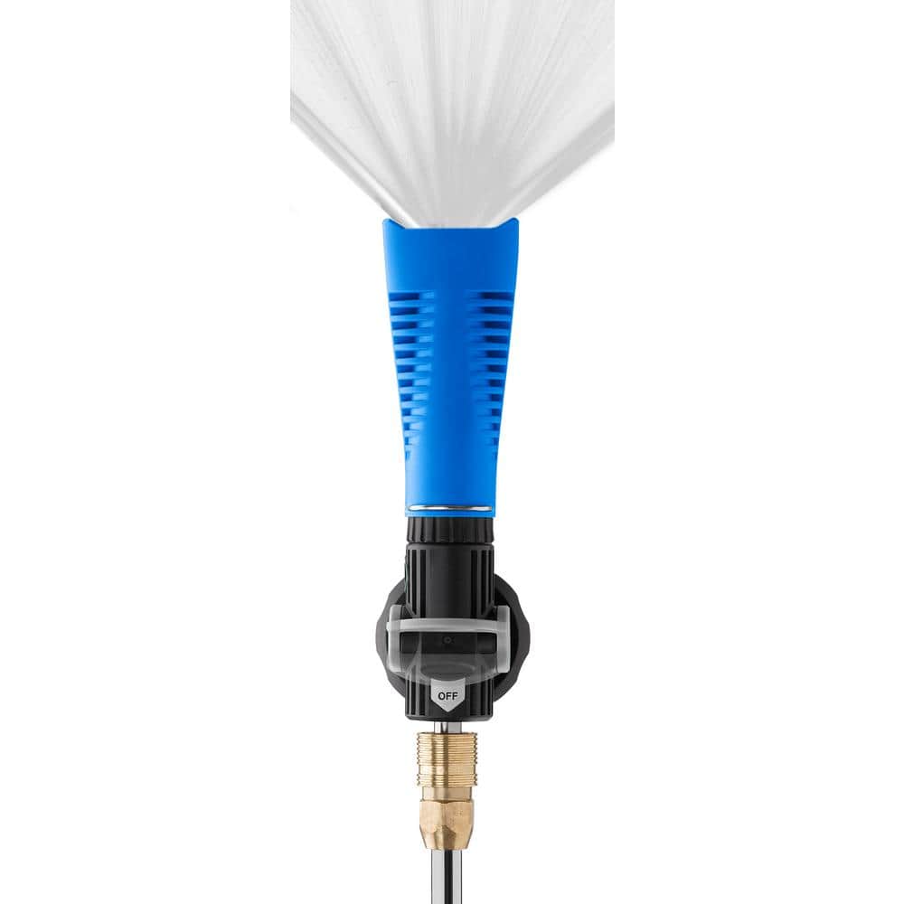 Blue and Clear Plastic Pressure Washer Foam Blaster