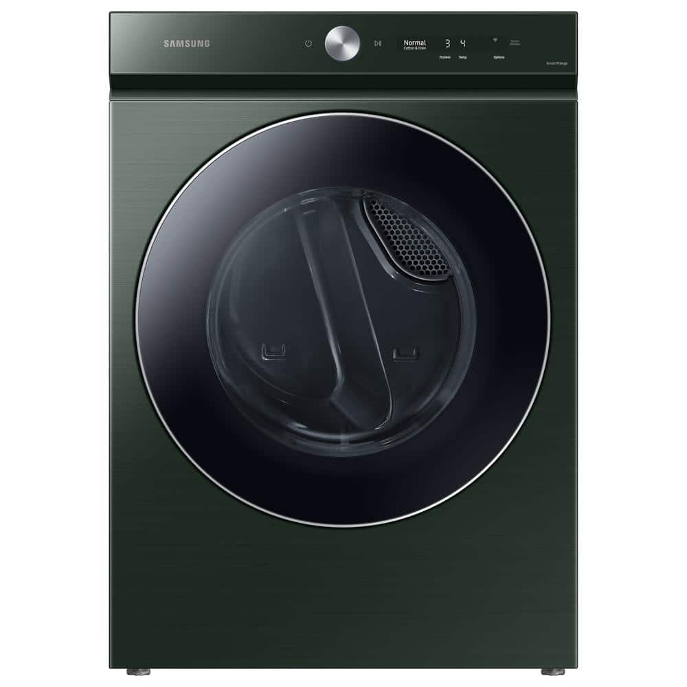 Bespoke 7.6 cu. ft. Ultra-Capacity Vented Gas Dryer in Forest Green with AI Optimal Dry and Super Speed Dry -  Samsung, DVG53BB8900G