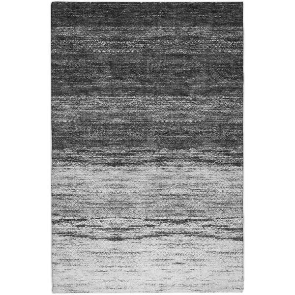 Dream Shag Premium Machine Washable Abstract ADS786 Gray 5 ft. x 7 ft. 6 in. Area Rug