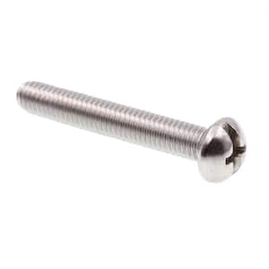 10-24 x 3/8" Slotted Oval Head Machine Screws Stainless Steel 18-8 Qty 100 