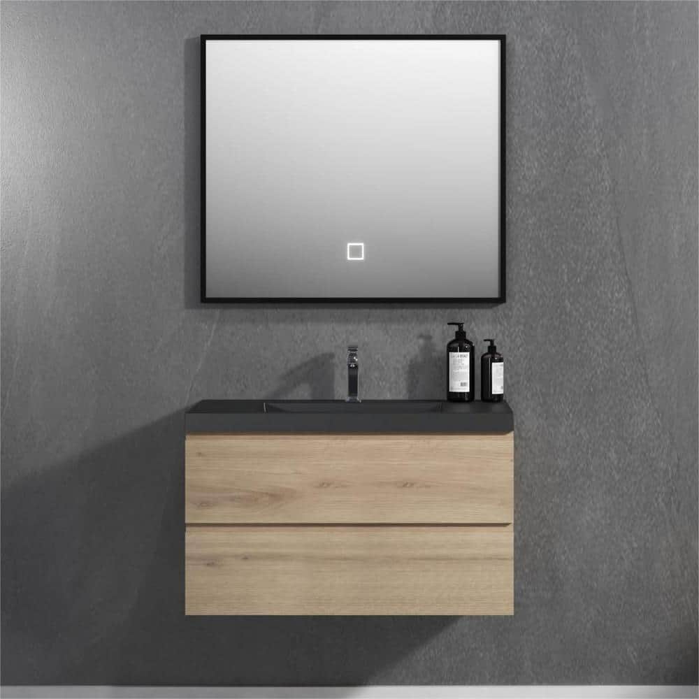 Abruzzo Angela 36 in. W x 18.7 in. D x 20.5 in. H, Wall Mounted