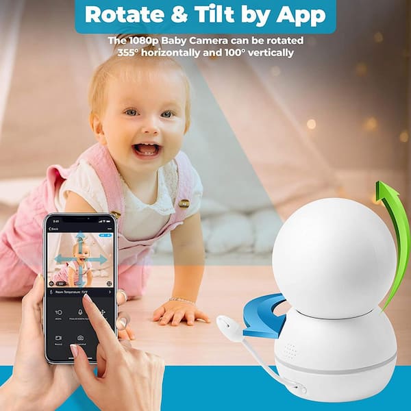 Babyphone caméra de surveillance bébé connecté smartphone - MOMY