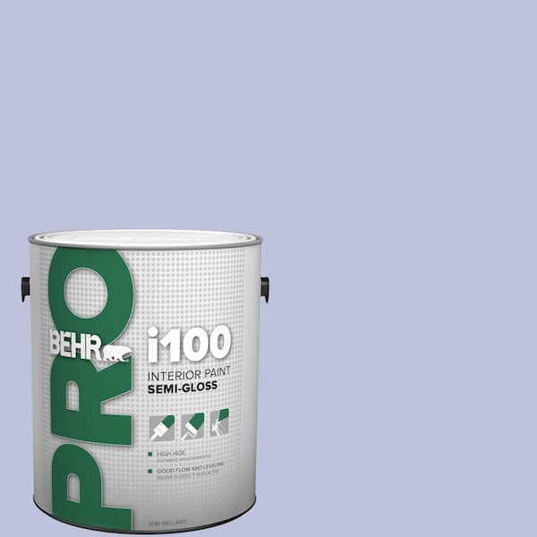 BEHR PRO 1 gal. #610A-3 Lavender Sachet Semi-Gloss Interior Paint