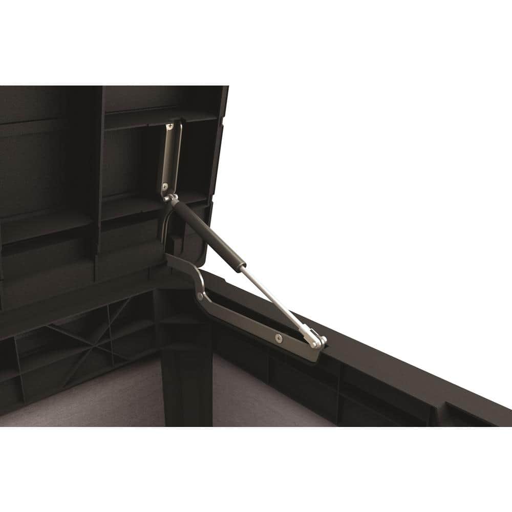 Gray Lockable Plastic 150-Gallon Deck Box