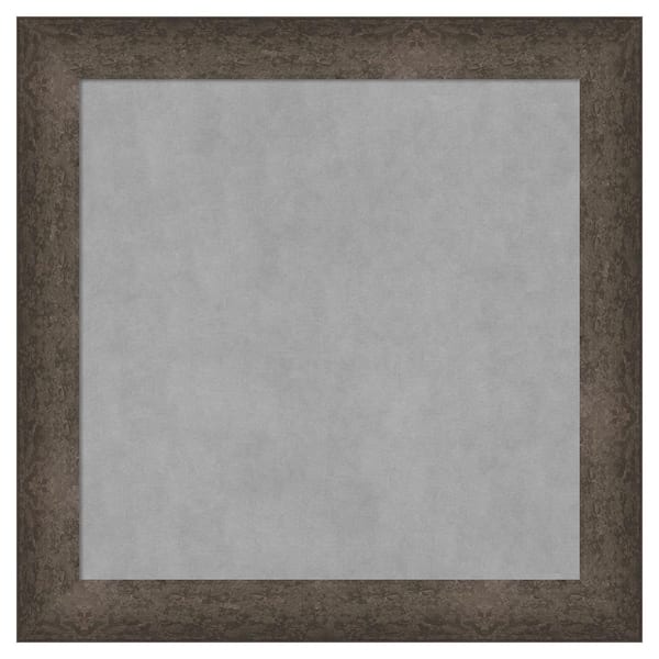 Amanti Art Dappled Light Bronze 29 in. x 29 in. Framed Magnetic Board