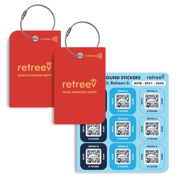 Unbranded Red Combo-2 X Red Originals Smart Tags and 9 X Smart Stickers