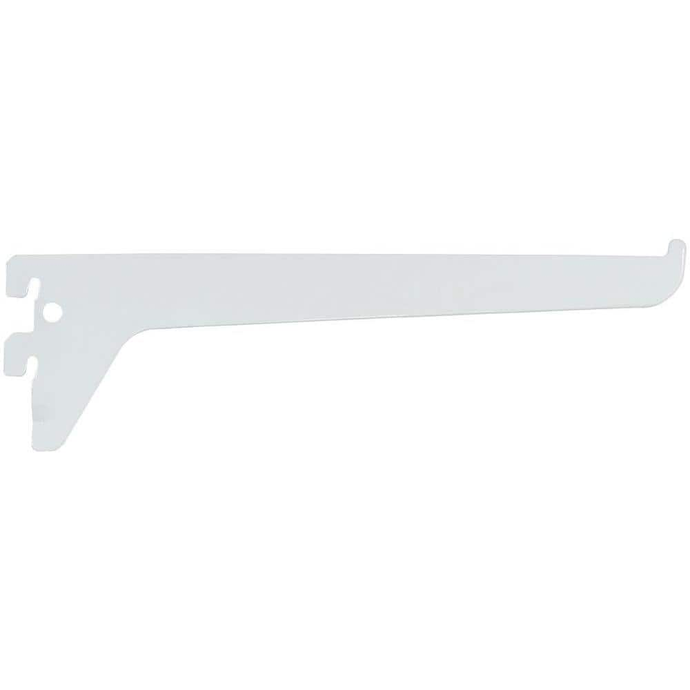 Rubbermaid 8 in. Single Track Bracket for Wood Shelving FG4C0003WHT