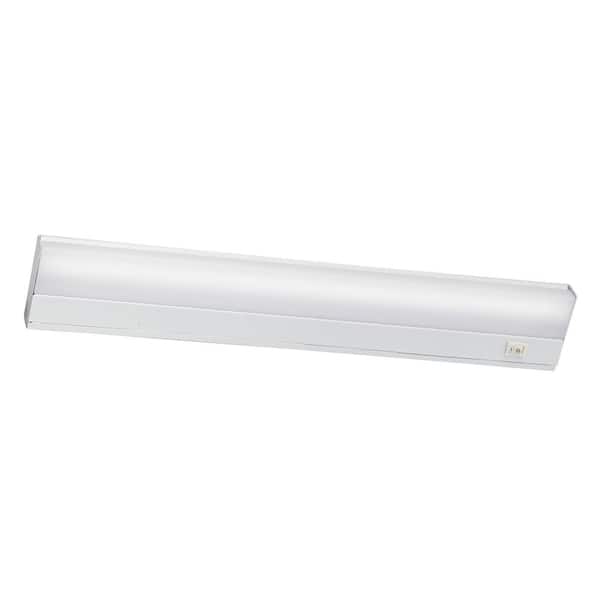 KICHLER Direct Wire Fluorescent 21.5 in. White Fluorescent Under Cabinet Bar Light