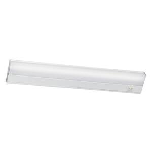 Direct Wire Fluorescent 21.5 in. White Fluorescent Under Cabinet Bar Light