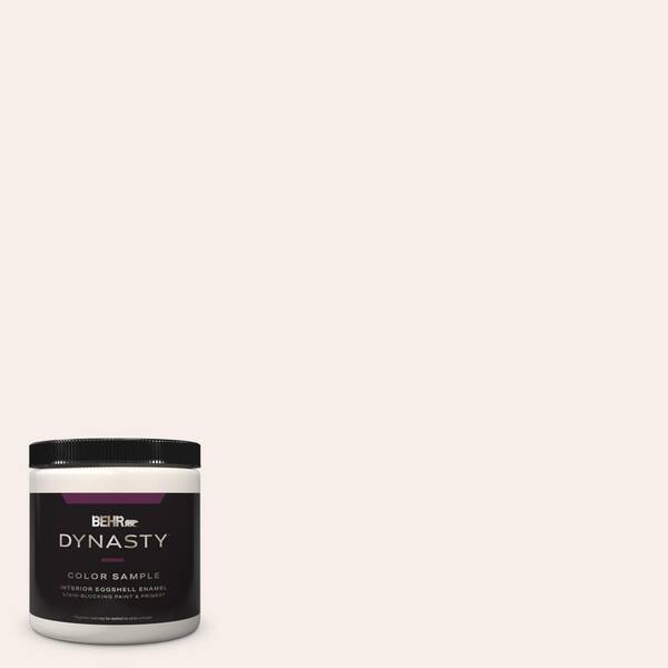 BEHR DYNASTY 8 oz. #PWN-26 Icing Rose Eggshell Enamel Stain-Blocking Interior Paint and Primer Sample