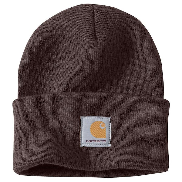 Carhartt Men's OFA Dark Brown Acrylic Hat Headwear