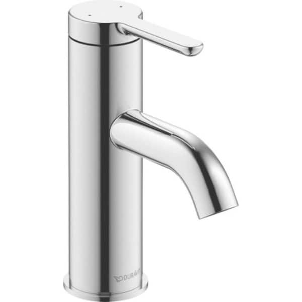 Duravit C1 Single-Handle Single-Hole Bathroom Faucet without Drain Kit in Chrome