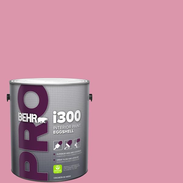 BEHR PRO 1 gal. #110B-4 Foxy Pink Eggshell Interior Paint