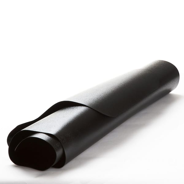 Black 35.5 in. W x 47.5 in. L Indoor PVC Office Chair Mat for Hardwood Floors Under Desk Floor Protector (2-Pack)