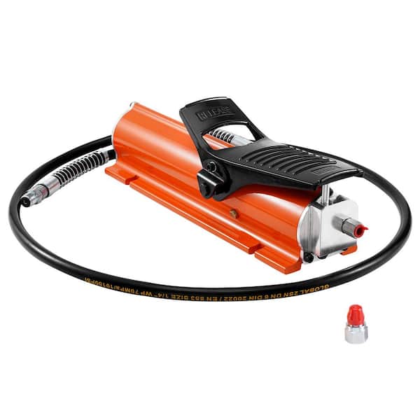 VEVOR 10,000 psi Air Hydraulic Pump 0.18 Gal. Reservoir Metal Shell Air Actuated Treadle Foot Pump for Industrial Machinery