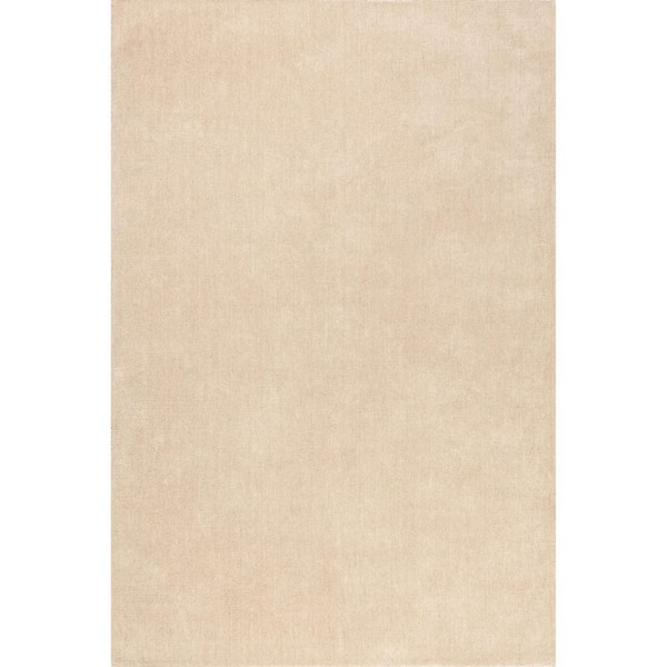 Frenshe Interiors Maru Wool Beige 10 ft. x 14 ft. Indoor/Outdoor Patio Area Rug