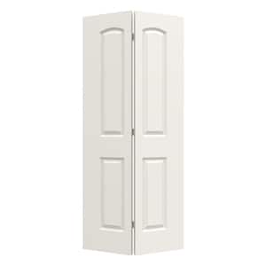 30 in. x 80 in. Caiman Primed Smooth Molded Composite MDF Closet Bi-fold Door