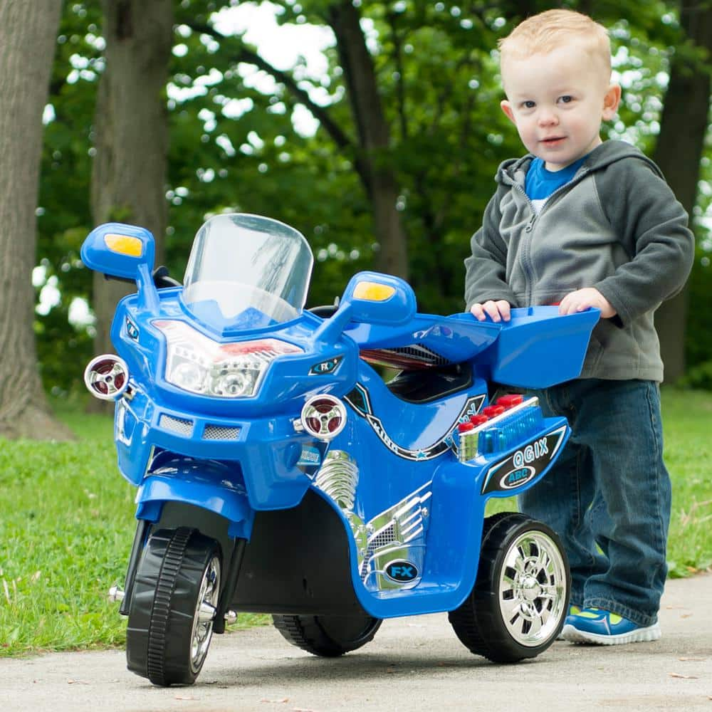 UPC 886511775459 product image for 3-Wheel Ride on Toy with Reverse, Sounds, and Headlights - 6V Electric Motorcycl | upcitemdb.com