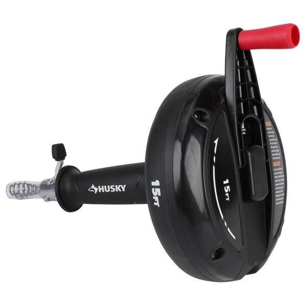 Husky 1/4 in. x 15 ft. Drum Auger 4101860111 The Home Depot