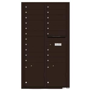 Versatile 20-Compartment 1-Outgoing 2-Parcel Lockers Wall-Mount 4C Mailbox