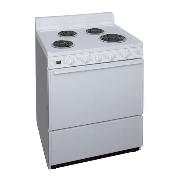 30 in. 3.91 cu.ft. Electric Range in White