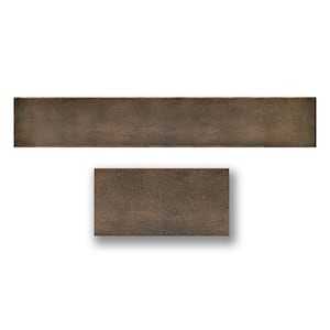 Antique Bronze 0.5 ft. x 3 ft. Glue Up Hand Painted Foam Wood Ceiling Tile Planks (19.5 sq. ft./case)
