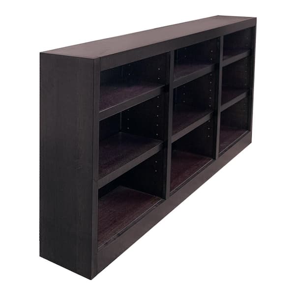 Concepts In Wood 36 in. Espresso Wood 9-shelf Standard Bookcase