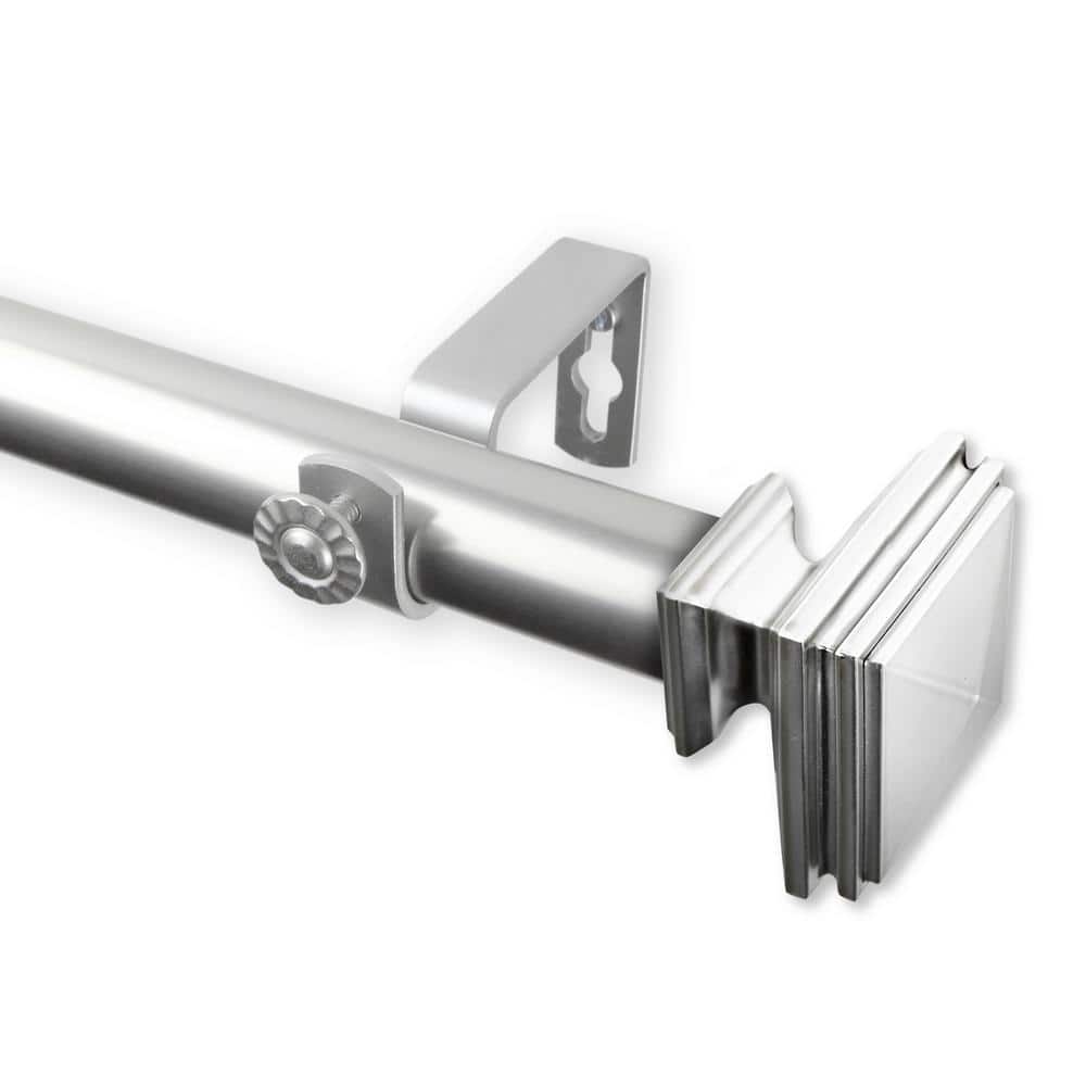 Adjustable Bedpost Finial Drapery Rod in High-Quality Steel