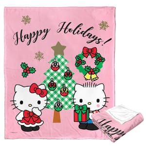 Hello Kitty Mistletoe Silk Touch Throw Blanket