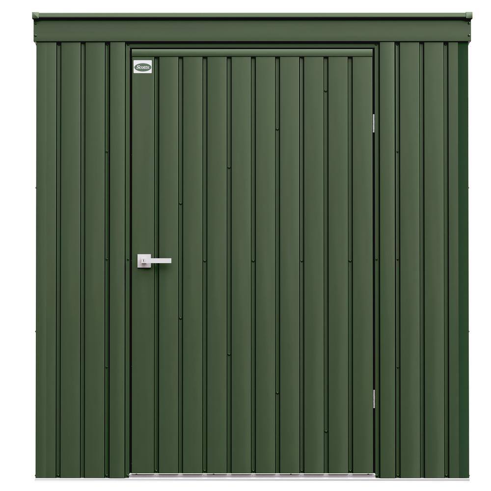 Green 6x4 Galvalume Steel Garden Storage Shed