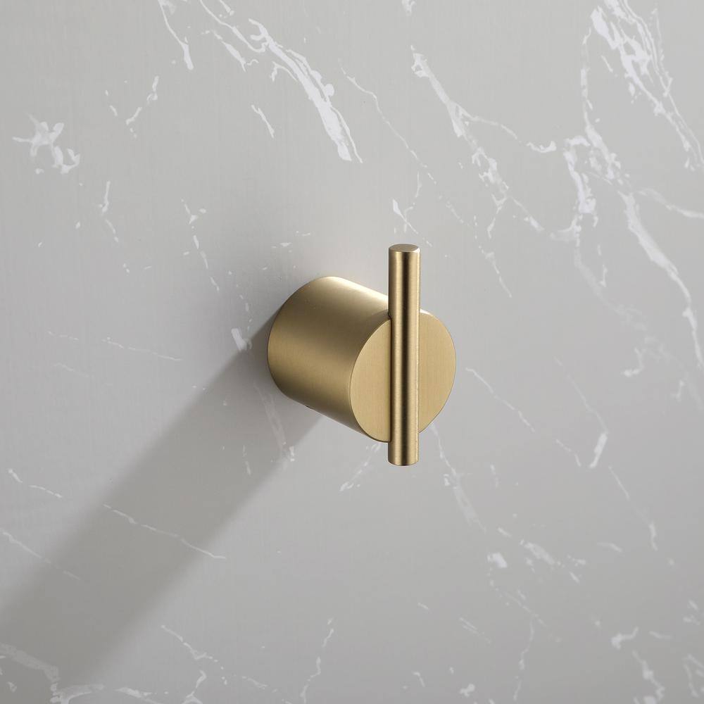 Brushed Gold Stainless Steel 4-Piece Bathroom Hardware Set
