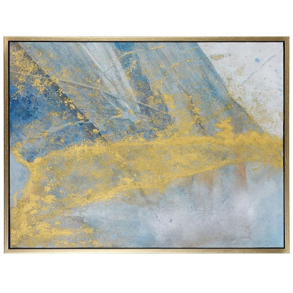 Austin Allen James 1-Piece Framed Abstract Art Print 32 in. x 42 in.