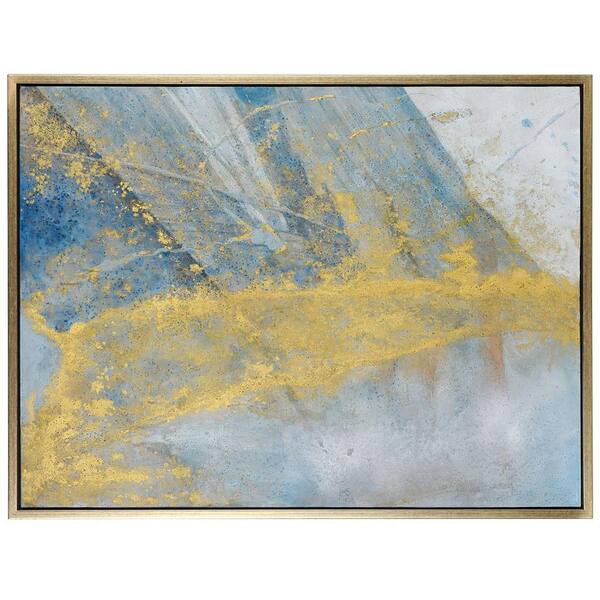 StyleCraft Austin Allen James 1-Piece Framed Abstract Art Print 32 in. x 42 in.