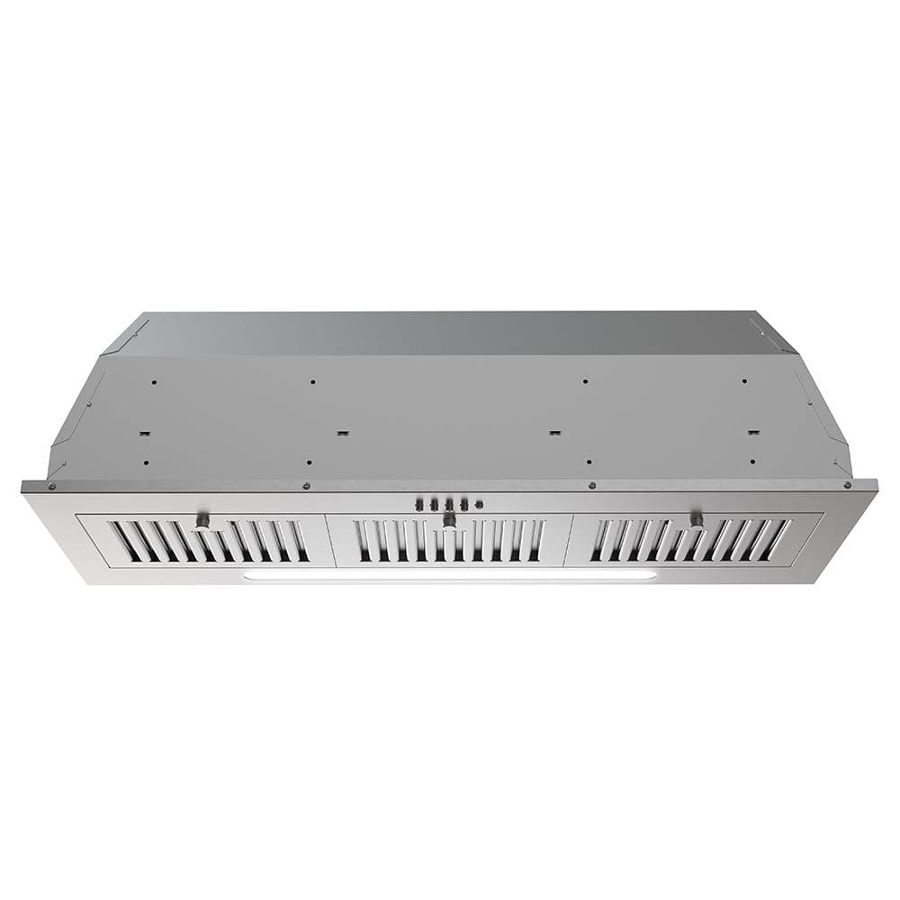 Streamline 36-Inch Stainless Steel Ductless Insert Range Hood with LED Light