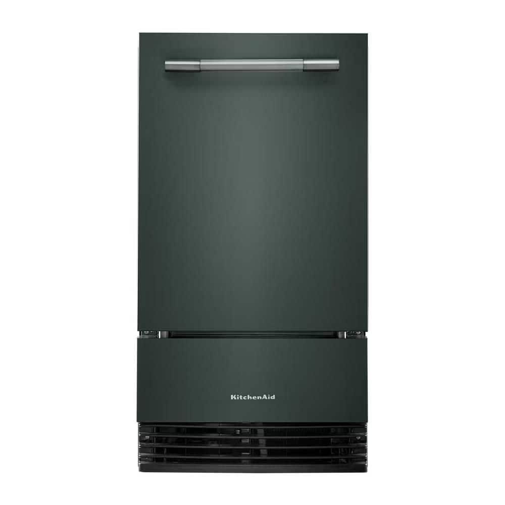 18 in. 35 lb. Cubes Built-In Ice Maker in Juniper with Clear Ice Technology