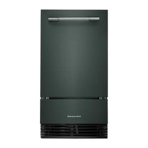 KitchenAid 18 in. 35 lb. Full Size Cubes Built-In Ice Maker in ...