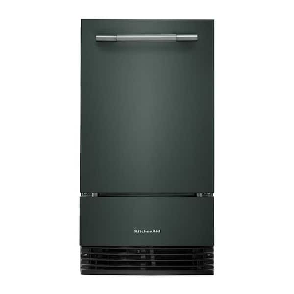 18 in. 35 lb. Cubes Built-In Ice Maker in Juniper with Clear Ice Technology