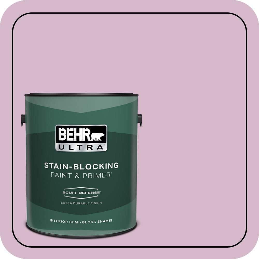 1 gal. #680D-4 Velvet Slipper Extra Durable Semi-Gloss Enamel Interior Paint & Primer price history on PriceWatchPro