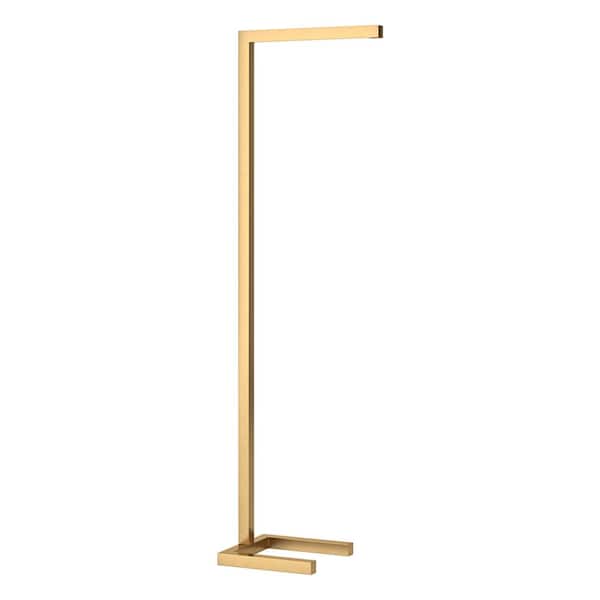 Meyer&Cross Malin 52 in. Brass Finish Standard Floor Lamp with Metal Shade