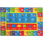 Hey! Play! 96-Piece Alphabet And Number Puzzle Foam Floor Playmat W420004