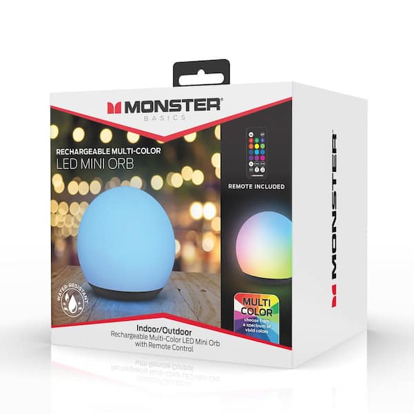Monster 6 in. 7.9 in W Package Dynamic Multi-Color/White LED Ring